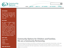 Tablet Screenshot of communityoptions.bc.ca