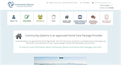 Desktop Screenshot of communityoptions.com.au